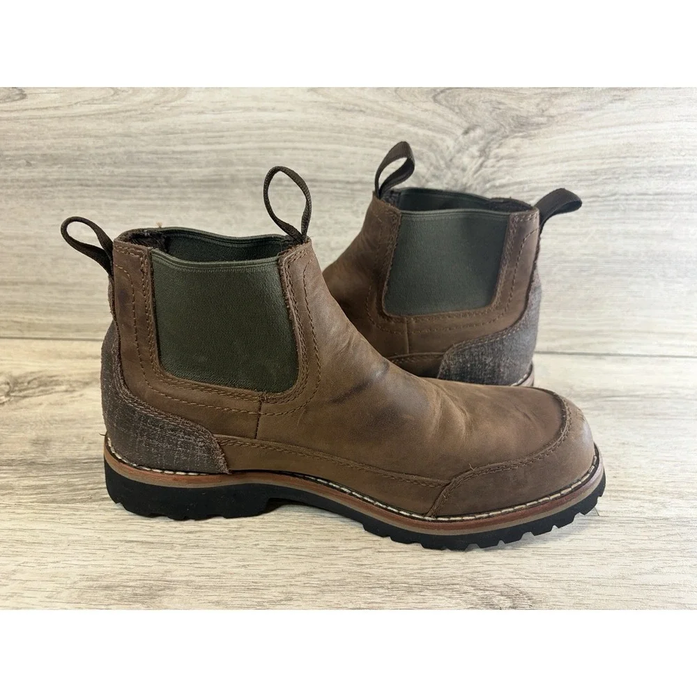 Men's Redhead 61 Romeo Leather Brown‎ Ankle Boots Size 8M Bone Dry Chukka